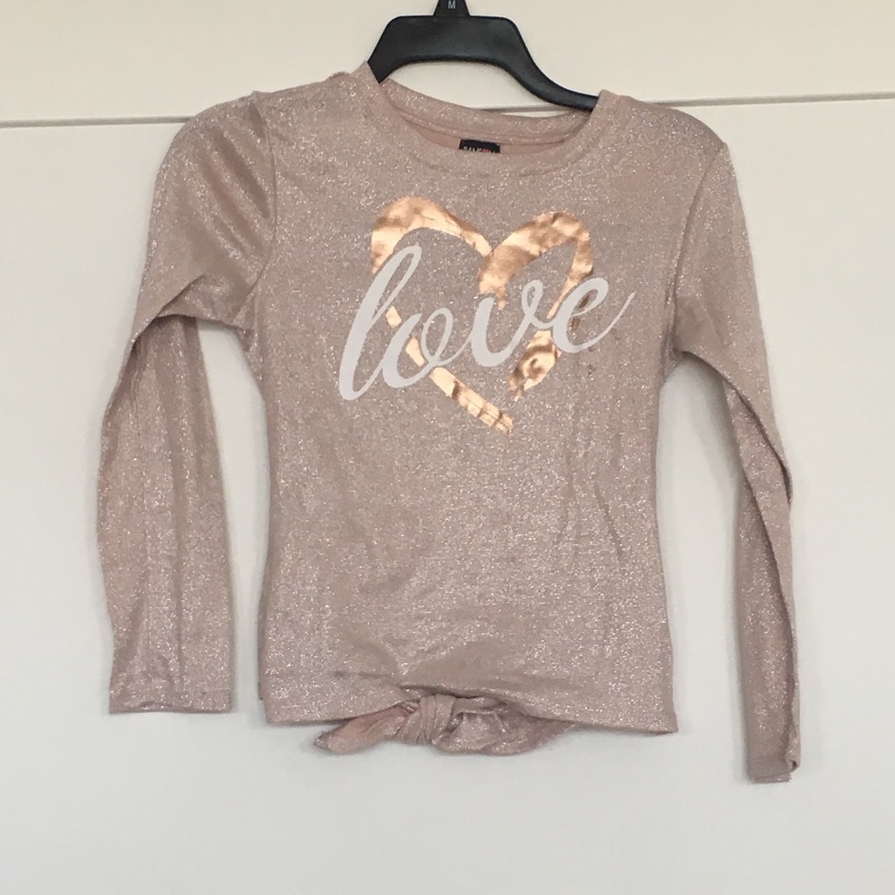 Gold long sleeve cute